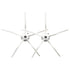Set 2x Perie laterala compatibila Roborock S7, S7 Plus, S7 MaxV Ultra, S7 MaxV, Alba