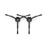 Perii laterale originale Roborock S8/S8+/S8 Pro Ultra/S7 Max Ultra/Q8 Max/Q8 Max+/Q5 Pro/Q5 Pro+ Negru - 2 bucati