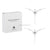 Perii laterale originale Roborock Q Revo, Alb, 2 bucati, 8.02.0062 - AccesoriiXiaomi.ro