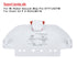 Suport laveta Xiaomi Mi Robot Vacuum Mop-P, 2S, Viomi V2 PRO/V3/SE, alb